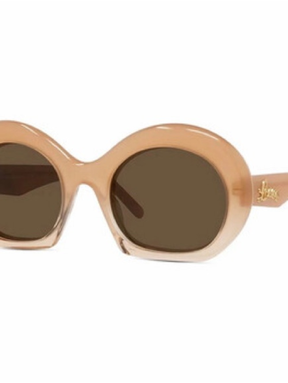 Loewe Brown Round Ladies Sunglasses